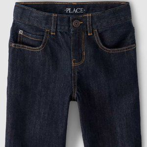 Sz 12 Boys Denim Shorts - Dark Wash NWT